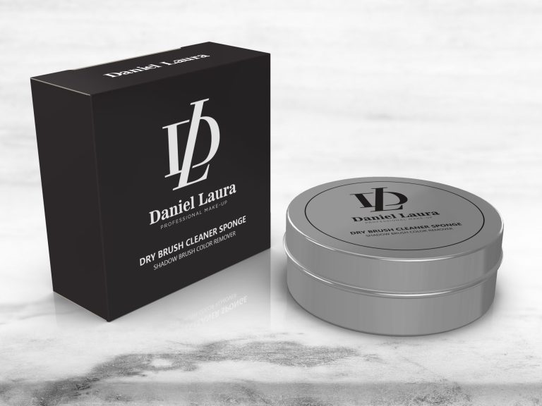 Brush Remover Packaging Design Box and Sponge