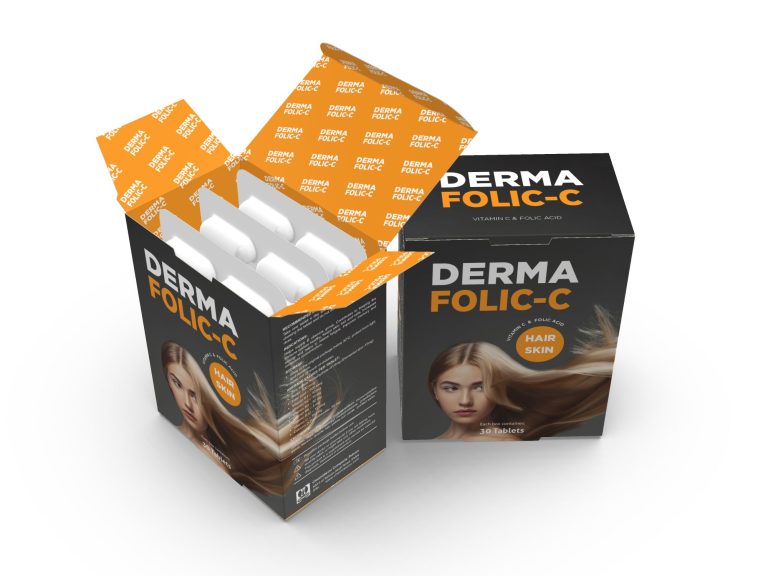 Dermafolic supplement 2 - packsho graphics