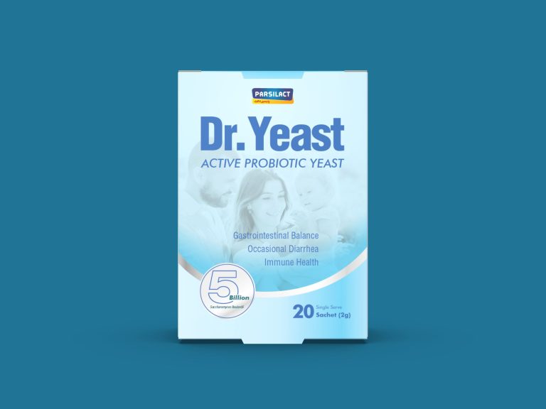 Parsilact supplement packaging