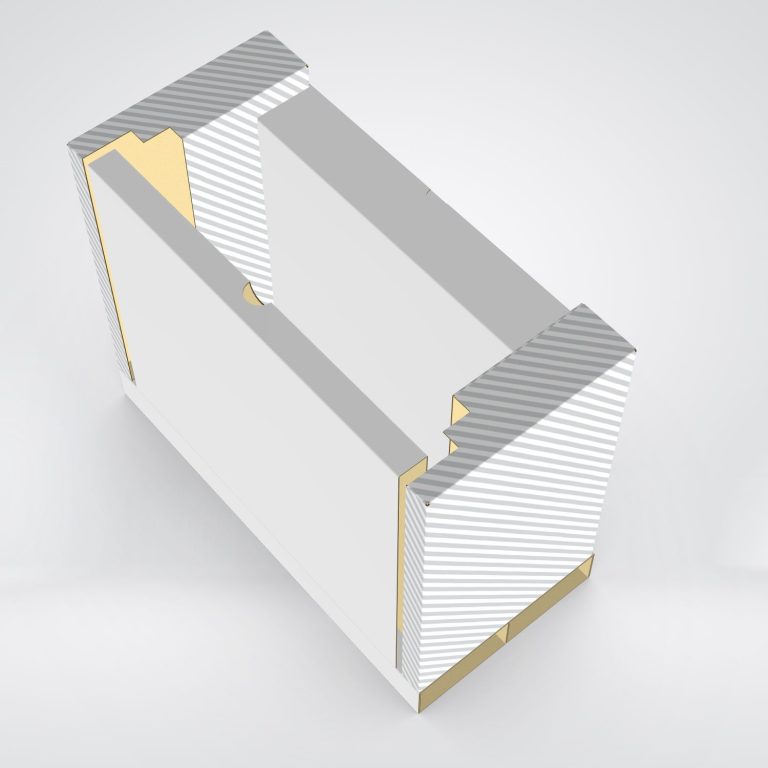 Insert design for monitor packaging