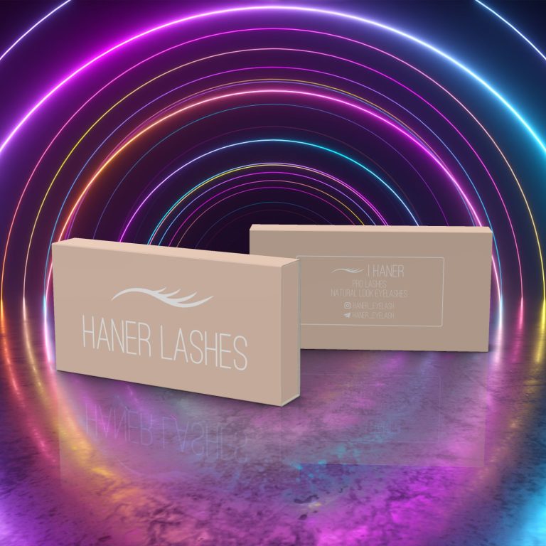 Minimal design eyelash extension packaging