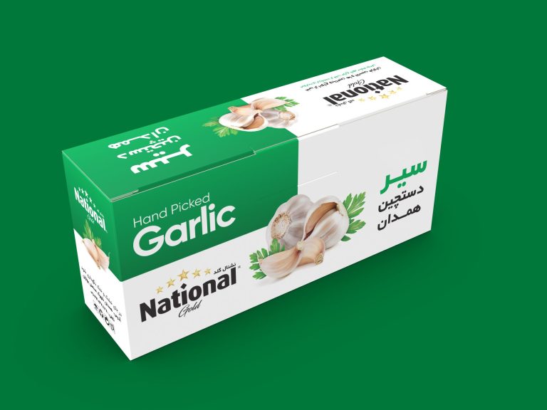 150g hand-picked garlic box with custom printing