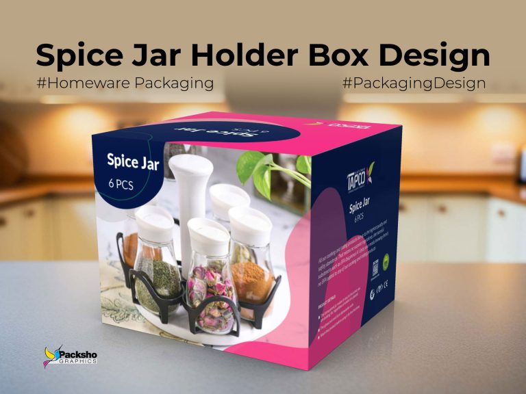 Print and Packaging Design for Tapco Rotary Spice Jar Holder - Packsho Graphics