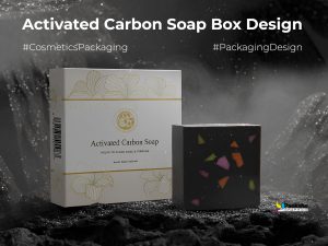 Kajaran Activated Carbon Soap: Premium Soap Packaging Design - Packsho Graphics