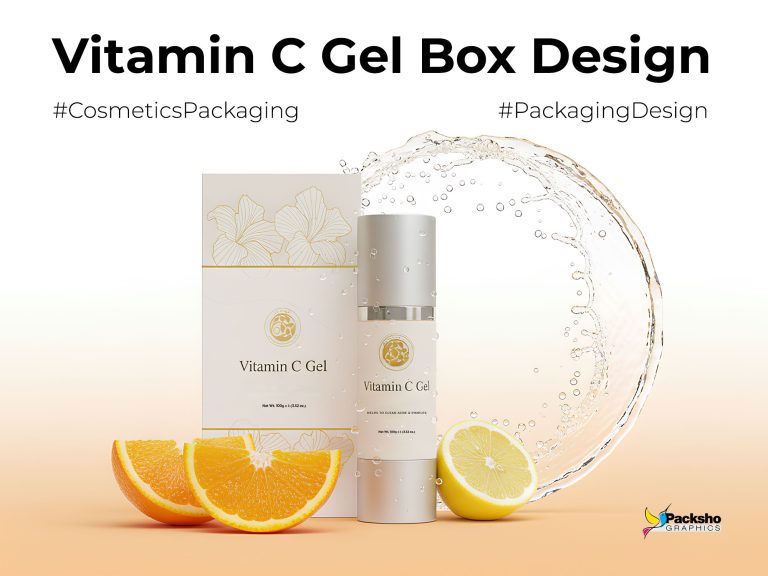 Kajaran Vitamin C Gel: Exquisite Vitamin C Gel Packaging Design - Packsho Graphics