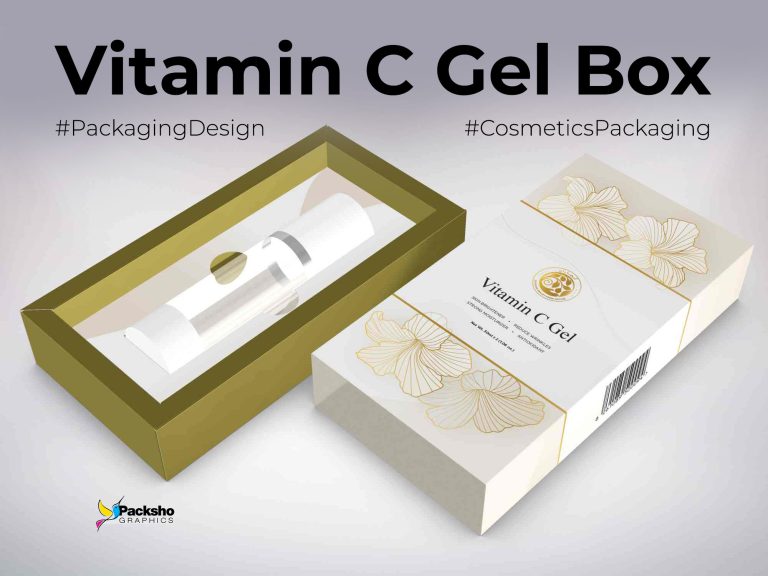 Kajaran Vitamin C Gel: Exquisite Vitamin C Gel Packaging Design - Packsho Graphics