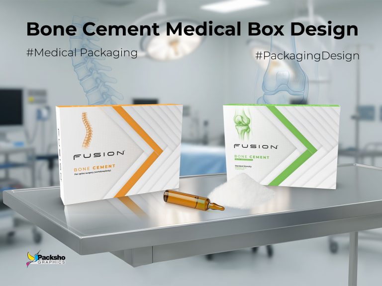Fusion Bone Cement Medical Packaging Design - Packsho Graphics